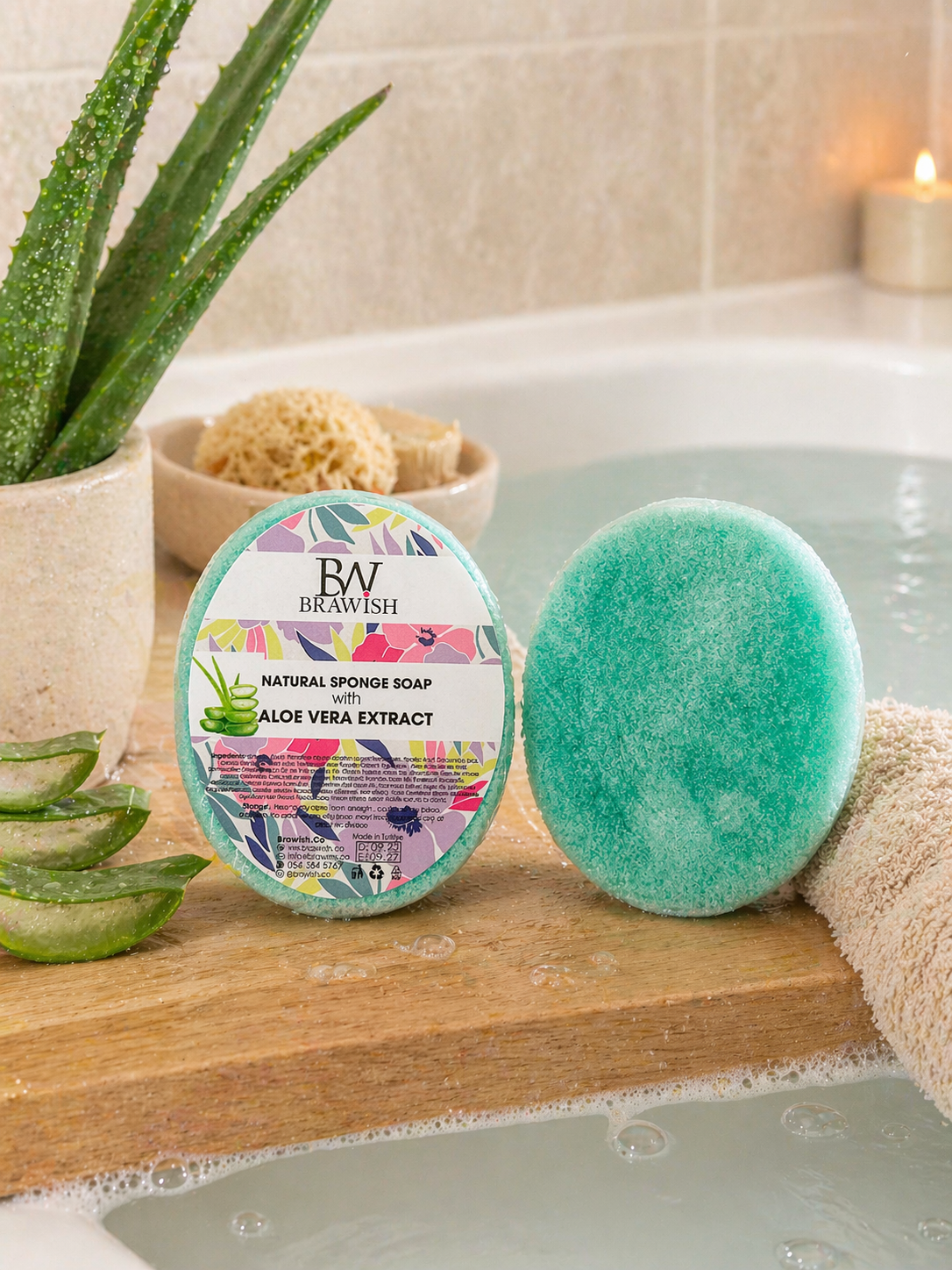Aloe Vera Sponge Soap