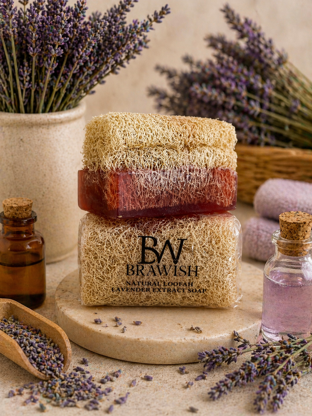 Lavender Loofah Soap